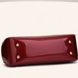 Vintage Print Shiny Shell Tote Bag_Cwab2640