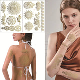 ROSE GOLD HENNA TATTOOS LACE MANDALA BRIDAL_CWMM8237