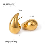 HYPOALLERGENIC GOLD PLATED DROP EARRINGS_CWMM2357