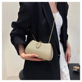 SHOULDER EVENING BAG CHAIN SQUARE BAG CLUTCH BAG_CWAB3253