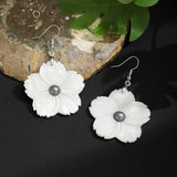 SIMPLE MOTHER OF PEARL FRESHWATER PETAL EARRINGS_CWMM4276