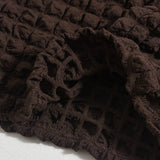 Square-Neck One-Shoulder Flared Sleeve Dress