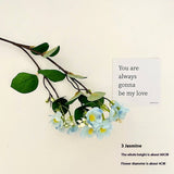 FAUX JASMINE BEGONIA BOUQUET FOR HOME DECOR_CWMM6592