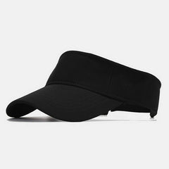 Cwah3177_Outdoor Sports Solid Color Empty Top Sun Visor