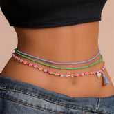BEADED STRETCH WAIST CHAIN FOR BEACH BIKINI_CWAHA5671