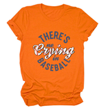 Womens No Crying In Baseball Graphic Teep_Cwttsl0481