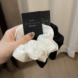 TEMPERAMENT HOLLOW SOLID COLOR SCRUNCHIE_CWAHA1723