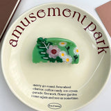 COLORBLOCK DOG ACETATE HAIR CLAW CUTE CLIP_CWAHA6023