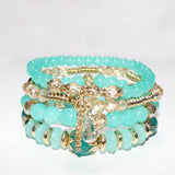 MULTI LAYERED CRYSTAL BRACELET EXOTIC SET_CWAJE1250