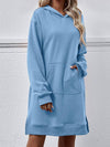 Cwohol0965_Winter Hooded Long-Sleeved Hoodie Long Style