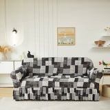 FLORAL SKIRTED SOFA COVER STRETCH FULL FIT_CWMM8323