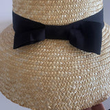 SUMMER BOW LAMPSHADE STRAW HAT FOR WOMEN_CWAH3566