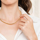 MULTILAYER GOLD PLATE STAINLESS STEEL NECKLACE_CWAJE0619