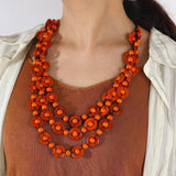 BOHEMIAN VINTAGE COCONUT SHELL SWEATER CHAIN_CWMM4387