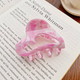 SWEET HEART HAIR CLAW CHIC ACETATE BUN CLIP_CWAHA0733