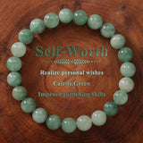 Crystal Natural Stone Beaded Bracelet Unisex_Cwmm11267