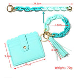 MACARON WALLET WITH ACRYLIC CLASP KEYCHAIN_CWAB4962