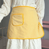 Towel Fabric Small And Fresh Half-Body Apron_Cwmm5811