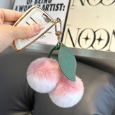 CUTE FUR LITTLE LYCHEE CAR KEYCHAIN BAG PENDANT_CWMM2521