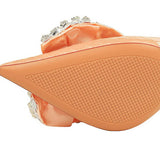 SHALLOW POINTED TOE RHINESTONE BOW HIGH HEELS_CWSHH0079