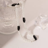 GLASS PEARLNICHEHIGH END SENSE NECKLACE_CWAJE1421