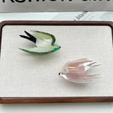 SWALLOW HAIR CLAW CUTE ACETATE BIRD CLIP FOR WOMEN_CWAHA5757