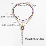 Womens Fashionable Braided Stacking Necklace