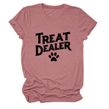 STYLISH CREW NECK SHORT SLEEVE TEE FOR WOMEN_CWDSD8365