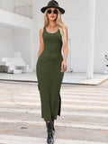 Stylish Sundress Loose T-Shirt Solid Color Suit