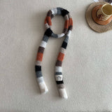 COLORBLOCK SKINNY STRIPE SCARF CHIC SUMMER WRAP_CWASC2301