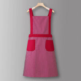 HOUNDSTOOTH SOLID COLOR WATERPROOF WORK APRON_CWMM6792