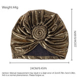 CLASSIC HOT GOLD FLORAL ETHNIC HEADSCARF_CWASC2452