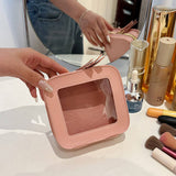 White Simple Fashion Transparent Cosmetic Bag_Cwab4368