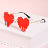 FASHIONABLE DIAMOND MELTING HEART SUNGLASSES_CWASG0709