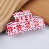 CHRISTMAS ACETATE HAIR CLAW CUTE FESTIVE STYLE_CWAHA0323