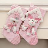 Cwmm9400_Christmas Decoration Socks Children Gift Bag