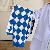 KNIT PLAID LONG SCARF FOR WOMEN FASHION WRAP_CWASC1239