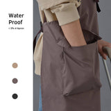 ADJUSTABLE ZIPPER APRONS WITH POCKETS WORK CLOTHES_CWMM3307