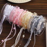 PEARL RIBBON HAND WOVEN HANDMADE ACCESSORIES_CWMM5746