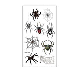 Waterproof 3D Spider Web Tattoos For Halloween_Cwmm8257