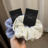 TEMPERAMENT HOLLOW SOLID COLOR SCRUNCHIE_CWAHA1723