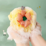 SUNFLOWER BATH BALL 50G LARGE SUPER SOFT BATH POUF_CWMM3328