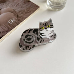 CUTE ANIMAL HAIR CLAW CAT DOG MEDIUM SHARK CLIP_CWAHA5701