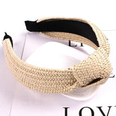 KNOT DECOR BRAIDED DETAIL HEADBAND_CWAHA0220
