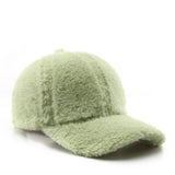 Winter Plush Baseball Hat, Unisex Outdoor Warm Cap_Cwah2169