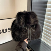 Winter Fashion All-Match Lightweight Plush Backpack_Cwab3929