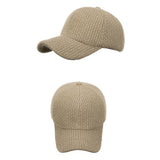 Knit Thick Warm Baseball Cap Cap