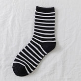 Women New Striped Cute Breathable Pile Socks_Cwms0470