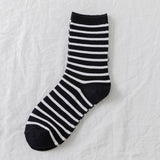 Women New Striped Cute Breathable Pile Socks_Cwms0470