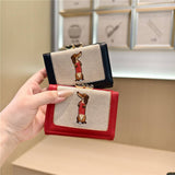 New Pu Embroidered Cartoon 3-Fold Wallet_Cwab06263